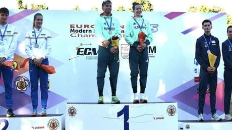 Pentathlon Moderno, Europei Senior: Valentina Martinescu e Matteo Bovenzi d&rsquo;argento a Madrid
