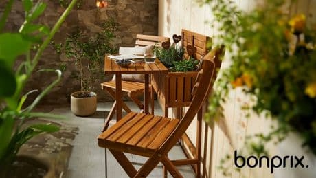 Nicht nur Blusen und Blazer: bonprix kann jetzt auch Balkon