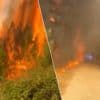 Felle bosbrand in Spaanse provincie Ávila: brandweermannen moeten rennen voor hun leven