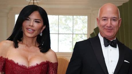 Jeff Bezos and bride Lauren pictured arriving in Italy ahead of lavish £15m wedding
