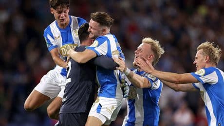 Huddersfield shock Leicester as Sheffield Wednesday set up Yorkshire derby in Carabao Cup