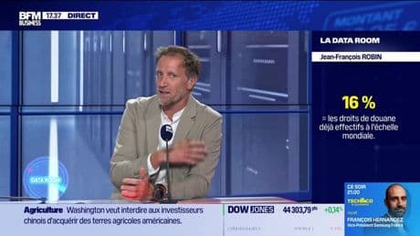 La Data Room : 16% = les droits de douane déjà effectifs à l'échelle mondiale - 09/07