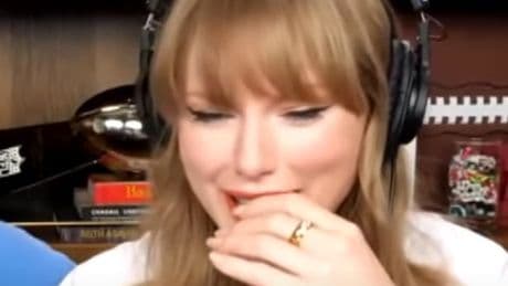 Taylor Swift in tears during emotional moment with Travis Kelce on New Heights