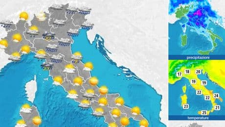 Burrasca di lunedì 28 luglio, irrompe il fronte freddo: temporali e piogge anche a Roma e in tutto il Centro-Sud