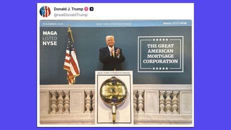 Trump suggests "MAGA" stock listing for mortgage giants Fannie, Freddie