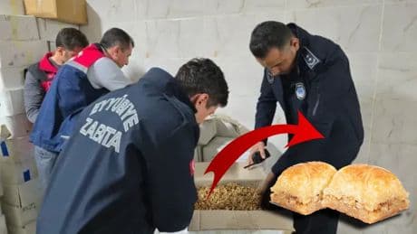Baklavaların içini konulmadan yakalandı! 11 ton küflü ve kurtlu ceviz imha edilecek