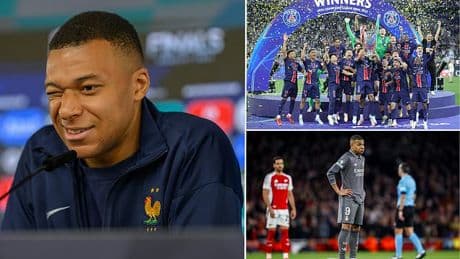 Kylian Mbappe responds to claims he left PSG for Real Madrid 'too soon' - after his former club won the Champions League without him