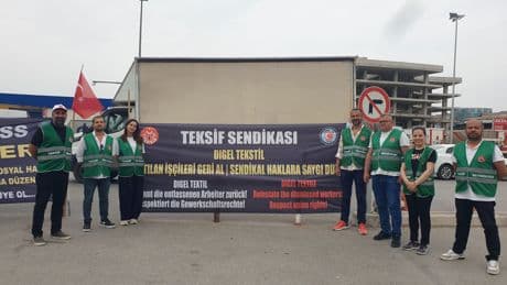 İşten atılan DIGEL Tekstil işçileri: Direnişimizi 1 Mayıs alanına taşıyacağız