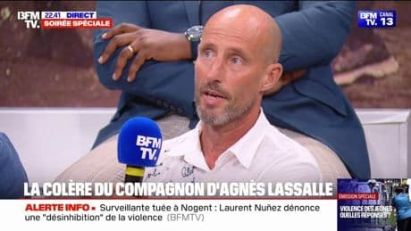 "Je suis heureux d'aller à un procès d'assises parce qu'il va falloir" que le tueur présumé se justifie, déclare Stéphane Voirin, compagnon d'Agnès Lassalle