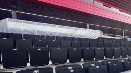 Los asientos VIP ya lucen en el Estadi Johan Cruyff