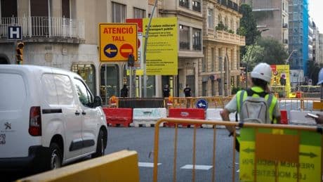 Barcelona vuelve a la rutina inmersa en grandes obras de larga duración