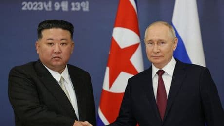 Kim Jong-un thanks 'Comrade Putin' and hails North Korea's 'blood-sealed' bond with Russia