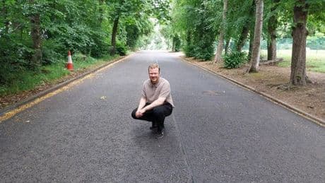 Roadworks completed at key access road to popular greenspace in Motherwell