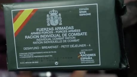 Esto es lo que comen los soldados del Ejército español: "Para hacerlo en cinco minutos..."