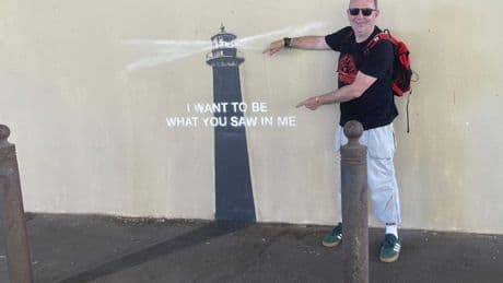 In Marseille, a shadow becomes art in Banksy's latest street mural