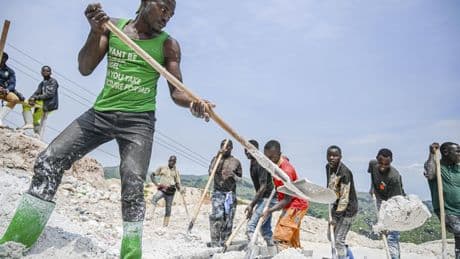 Congo's coltan miners dig for world's tech -- and struggle regardless of who is in charge