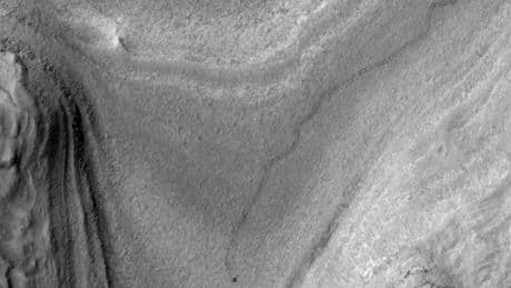 Following the path: Cool space image shows route of Mars rover as it treks across the Red Planet