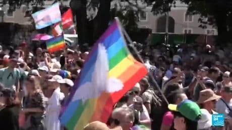 Tens of thousands defy Orban's ban to march in Budapest Pride
