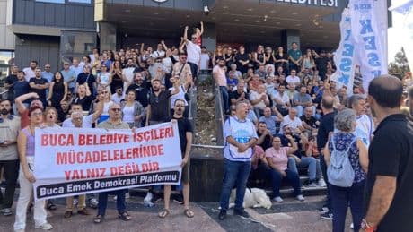KESK ve Buca Emek Demokrasi Güçleri’nden Buca işçilerine dayanışma ziyareti
