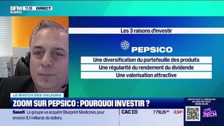 Le match des valeurs : Zoom sur PepsiCo, pourquoi investir ? - 02/06