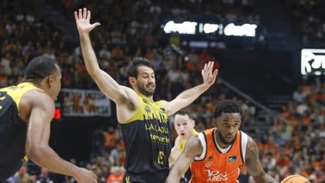 Horario y dónde ver por TV el CB Canarias - Valencia Basket del playoff de la Liga Endesa