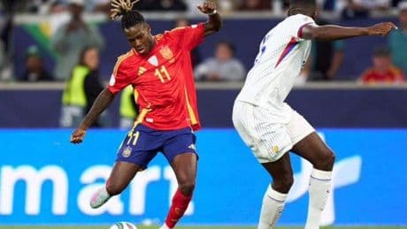 Nico Williams y Mikel Merino ponen en doble ventaja a España ante Francia
