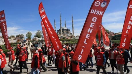 Edirne'de 1 Mayıs kutlandı