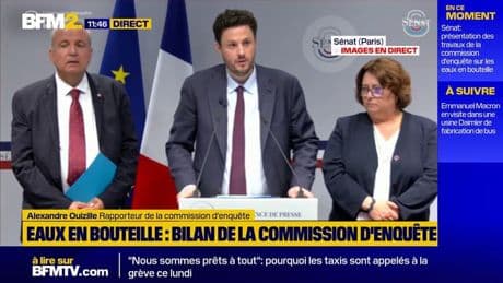 Scandale des eaux en bouteille: "L'affaire a été suivie de près à l'Élysée", dit Alexandre Ouizille