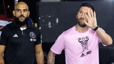 El guardaespaldas de Messi la lía en el último partido del Inter Miami: empuja a varios rivales y recibe una severa sanción