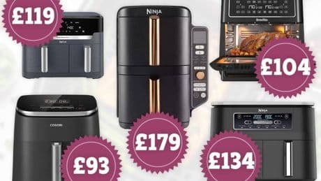 Cheapest places to buy top-rated air fryers including popular Ninja one