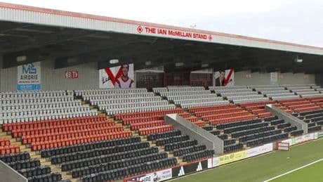 Airdrie rename stand in honour of club legend, as player of the year awards are handed out