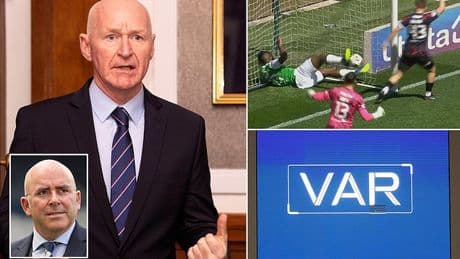 John Brown's belly rumbling is small beer, writes Gary Keown, it's officials who can't tell when the ball's over the line that we really need to talk about