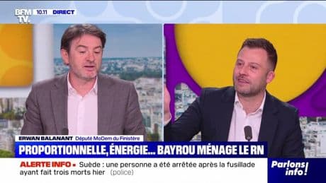 Proportionnelle, énérgie... Bayrou ménage le RN ? - 30/04