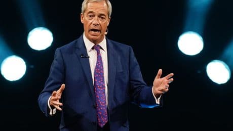 Farage ends conference with unity plea after rowing back on small boats pledge