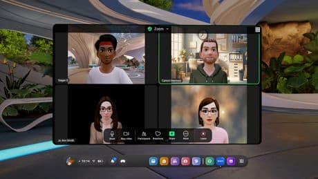 Zoom&#8217;s new Meta Quest app encourages taking video calls in VR
