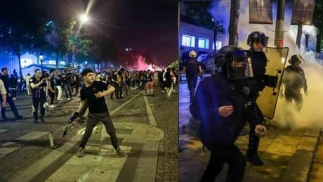Psg, la festa per la Champions è un incubo: morto 17enne a Dax, tifosi devastano gli Champs Elysées, auto sulla folla a Grenoble, 294 arresti