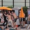 Moment huge fight breaks out at Benidorm swimming pool in front of shocked tourists