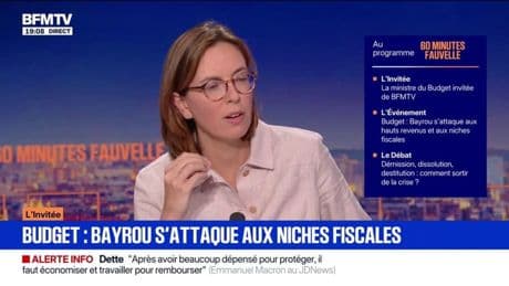Budget 2026: "Le surendettement nous guette", affirme Amélie de Montchalin, ministre des Comptes publics