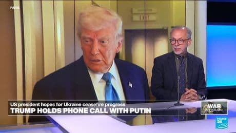 Trump calls Putin in push for Ukraine ceasefire