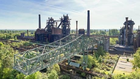 Frau gerettet: Schlimmer Unfall auf Aussichtsplattform im Landschaftspark Duisburg-Nord
