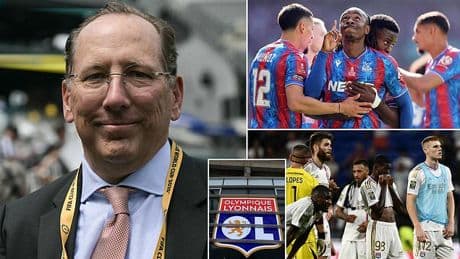 John Textor resigns as Lyon president in the wake of French club's relegation to Ligue 2 - with decision on Crystal Palace's European future DELAYED