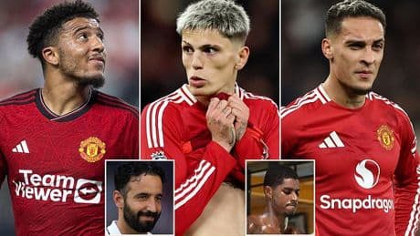 Man United back Ruben Amorim by leaving 'bomb squad' at home for pre-season tour, with club ready to take massive hit on stars valued close to £350m at their peak