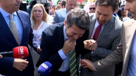 André Ventura, líder de Chega, sufre una segunda indisposición en un acto electoral en 48 horas
