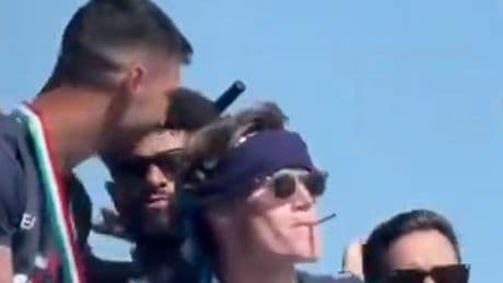 5 footballers caught smoking as Scott McTominay puffs on cigarette at Napoli parade