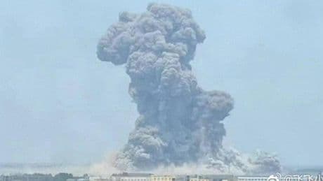 Al menos cinco muertos, 19 heridos y seis desaparecidos por una fuerte explosión en una planta química en China