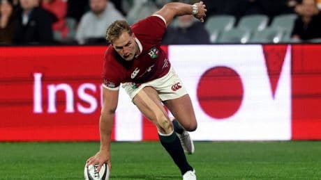 Lions 48-0 AUNZ Invitational XV: Duhan van der Merwe scores hat-trick in eight-try demolition