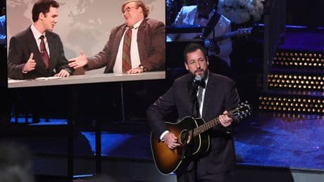 Adam Sandler questioned over ‘SNL: 50’ song calling out antisemitic musician