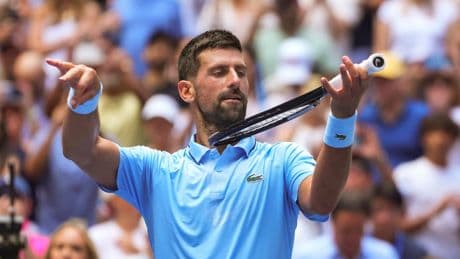Photos: From violin mimics to victory fists, Djokovic steals the show