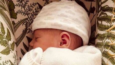 Royal family member shares first pictures of newborn son and reveals his unique name