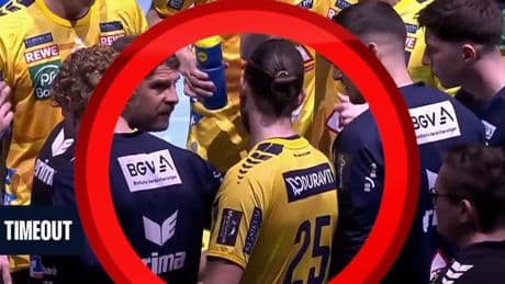 „Die verarschen uns!“ - Frust-Auszeit von Handball-Star